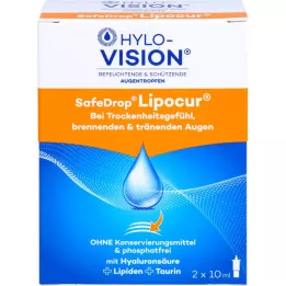 HYLO-VISION Safedrop Lipocur -silmätipat, 2x10 ml