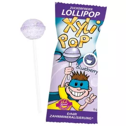MIRADENT XyliPOP Lolli Hammashoito Lolli Mustikka 1X6 g, 1X6 g