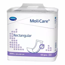 MOLICARE suorakaiteen muotoinen 4 tippaa 20x60 cm, 50 kpl