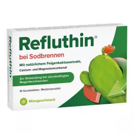 REFLUTHIN närästykseen purutabletit minttu, 16 kpl