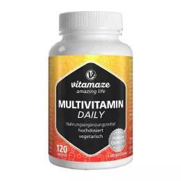 MULTIVITAMIN DAILY ilman jodia sisältäviä kasviskapseleita, 120 kpl