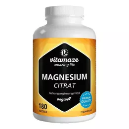MAGNESIUMCITRAT 360 mg vegaanikapselit, 180 kpl