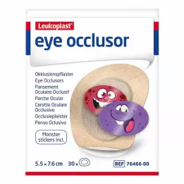 LEUKOPLAST Silmien tukkeja 5,5 cmx7,6 cm, 30 kpl