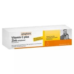VITAMIN C PLUS Sinkkiratiopharm poretabletit, 20 kpl
