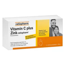 VITAMIN C PLUS Zink-ratiopharm poretabletit, 40 kpl
