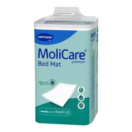 MOLICARE Premium -sängyn matto 5 tippaa 60x90 cm, 25 kpl