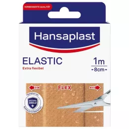 HANSAPLAST Elastic Pflaster 8 cmx1 M, 1 kpl