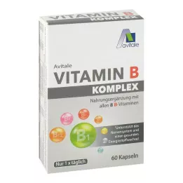 B-vitamiini monimutkaiset kapselit, 60 kpl