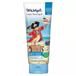 Tetesept 2 in 1 suihkussa &amp; shampoo kapteeni Sharky, 200 ml