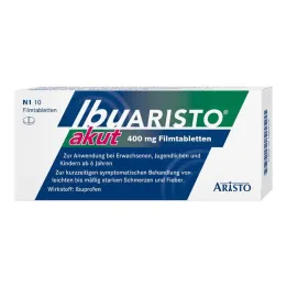 IbuARISTO akuutti 400 mg ibuprofeeni kalvopäällysteiset tabletit, 10 kpl