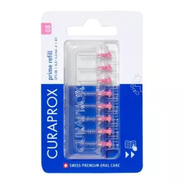 CURAPROX CPS 08 prime hammasväliharjat Refill, 8 kpl