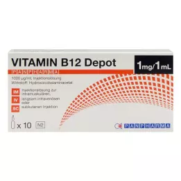VITAMIN B12 DEPOT PANPHARMA 1000 μg/ml Inj.-Lsg., 10X1 ml