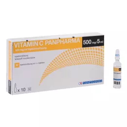VITAMIN C PANPHARMA 100 mg/ml injektioneste, liuos, 10X5 ml
