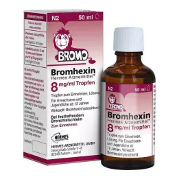 BROMHEXIN Hermes Arzneimittel 8 mg/ml tipat, 50 ml