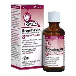 BROMHEXIN Hermes Arzneimittel 8 mg/ml tipat, 100 ml