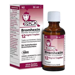 BROMHEXIN Hermes Arzneimittel 12 mg/ml tipat, 50 ml