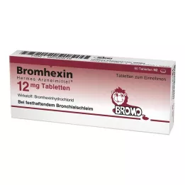 BROMHEXIN Hermes Arzneimittel 12 mg tabletit, 50 kpl