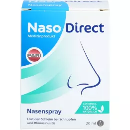 NASODIRECT Captomucilia sisältävä nenäsumute, 20 ml