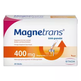 MAGNETRANS 400 mg juomarakeita, 20X5,5 g