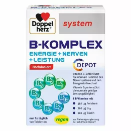 DOPPELHERZ B-kompleksin tabletit, 120 kpl
