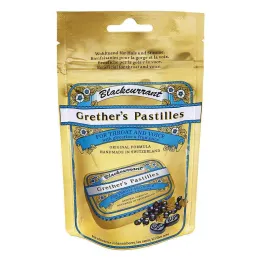 Grethers Blackherrant Gold Sokerinen pastillipussin täyttö (100g)