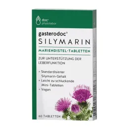 Gasterodoc Silymarin Milk Thistle -tabletit, 60 kpl