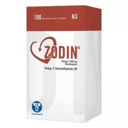 ZODIN Omega-3 1000 mg pehmeät kapselit, 100 kpl