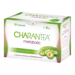 CHARANTEA metaboliset sitruuna/minttusuodatinpussit, 20 kpl