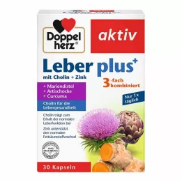DOPPELHERZ Liver plus koliini+sinkkikapselit, 30 kpl