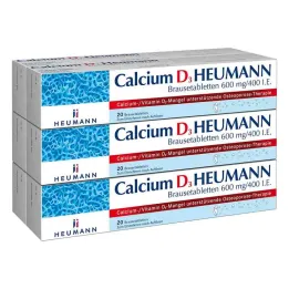 Kalsium D3 Heumann poretabletit 600 mg/400 I.e.(120 kpl)