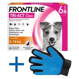 FRONTLINE Tri-Act täpläysliuos koirille 5-10 kg, 6 kpl