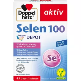 DOPPELHERZ Selen 100 2 FAITES DEPOT -tabletit, 45 kpl