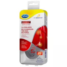 SCHOLL 3/4 lisää kantapää- ja polvikipu 40-42, 1x2 kpl