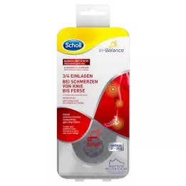 SCHOLL 3/4 lisää kantapää ja kipu 37-39,5, 1x2 kpl