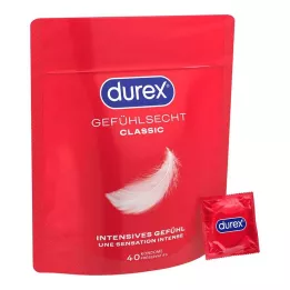 DUREX Feeling Real Ultra-Thin kondomit, 40 kpl
