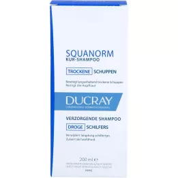 DUCRAY SQUANORM kuiva hilseen hoitoshampoo, 200 ml