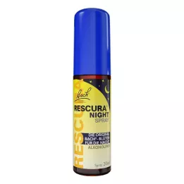 BACHBLÜTEN Alkuperäinen Rescura Night Spray alkoholiton, 20 ml