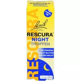 BACHBLÜTEN Alkuperäiset Rescura Night -tipat alkoholittomat, 10 ml