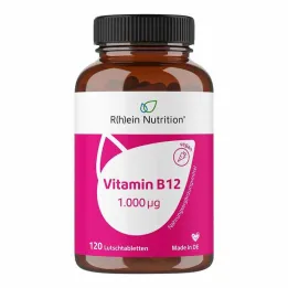 B12-vitamiini 1000 µg imeskelytabletit vegaaninen, 120 kpl