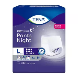 TENA PANTS yö super L kertakäyttöiset housut, 10 kpl
