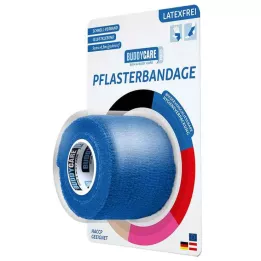 PFLASTERBANDAGE Lateksi -vapaa BUDDYCARE MED sininen, 1 kpl