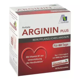 ARGININ PLUS B1+B6+B12-vitamiini+foolihappotikut, 60 x 5,9 g