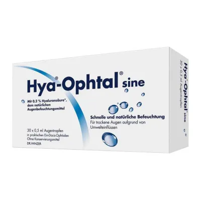Hya-Ophtal sine silmätipat, 30X0,5 ml