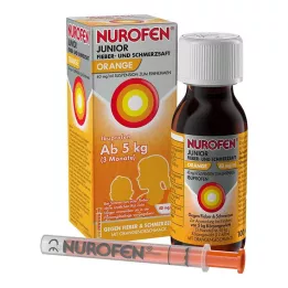 NUROFEN Juniorikuume- ja kipusiirappi Oran.40 mg/ml, 100 ml
