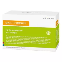 MYBIOTIK IMMUGY Yhdistelmäpakkaus 30x2 g + 60 kapselia, 1 P