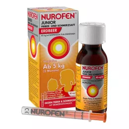 NUROFEN Nuorten kuume- ja kipusiirappi mansikka 40 mg/ml, 150 ml