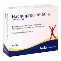 Haemoprocan 50 mg kalvopäällysteiset tabletit (100 kpl)