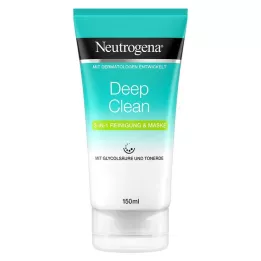Neutrogena Syvä puhdas 2-in-1 puhdistus ja naamio, 150 ml
