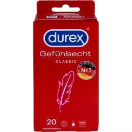 DUREX Sensory Classic Condoms, 20 kpl