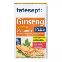 TETESEPT Ginseng 330 plus lesitiini + B-vitamiinit, 30 kpl